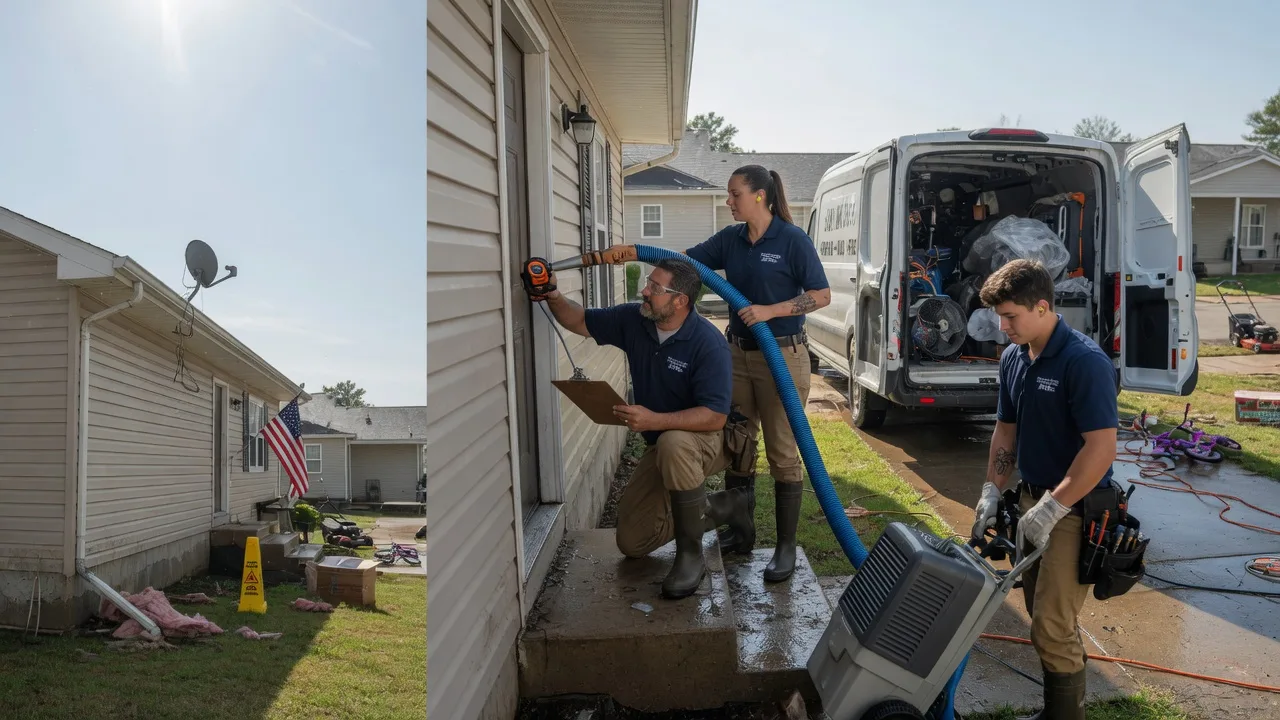 Ceiling Water Damage Restoration in Odell, TX near me